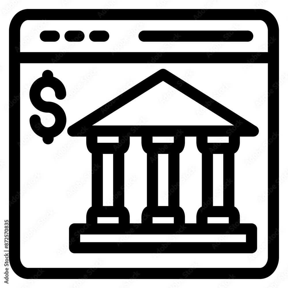 Online Banking Icon Online Banking Icon