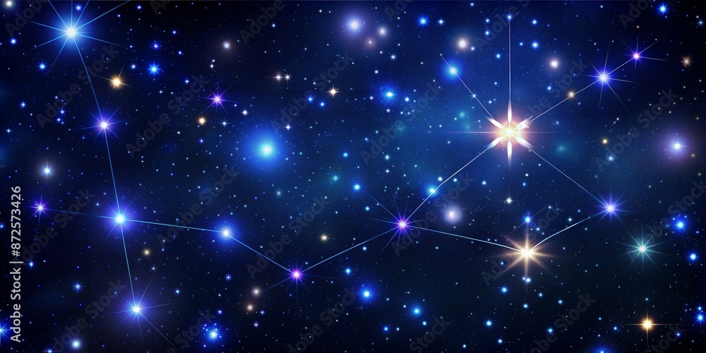 space stars constellation on a full black background space stars constellation on a full black background