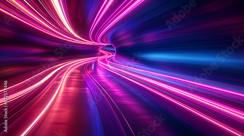 a very colorful abstract road background, in the style of dark blue and violet