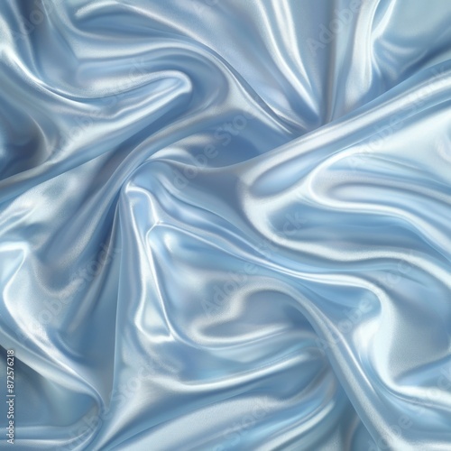 Wallpaper Mural Light blue silk texture with a smooth and shiny finish Torontodigital.ca