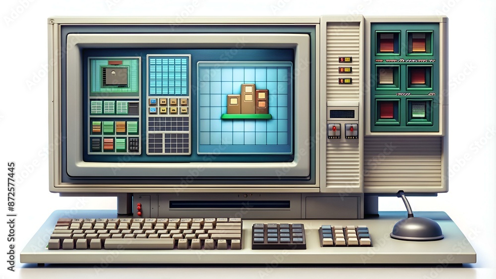 retro user interface tabs and icons. Screen panels and dialog boxes of computer software. retro user interface tabs and icons. Screen panels and dialog boxes of computer software.
