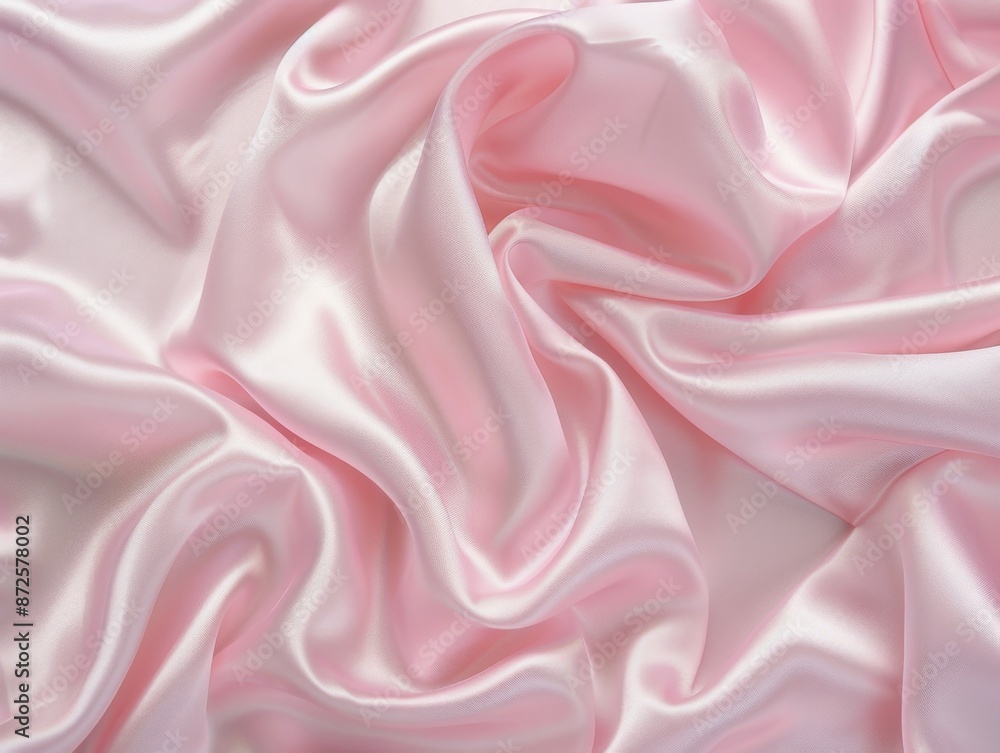 Fototapeta premium Light pink fabric texture with a smooth and silky feel