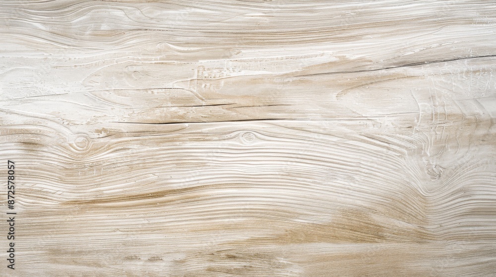 Obraz premium Natural beige wooden texture with a light finish, offering a warm and organic feel