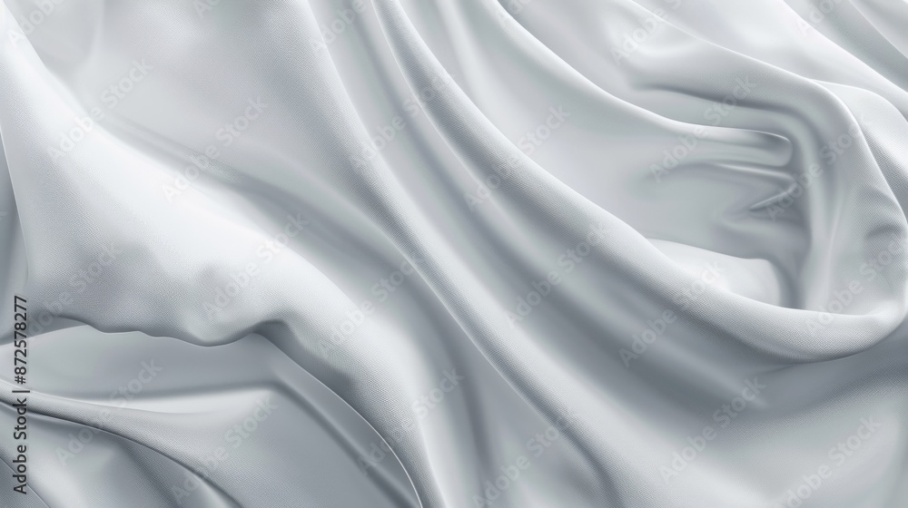 Obraz premium Smooth and seamless light grey texture, perfect for a minimalist and modern background