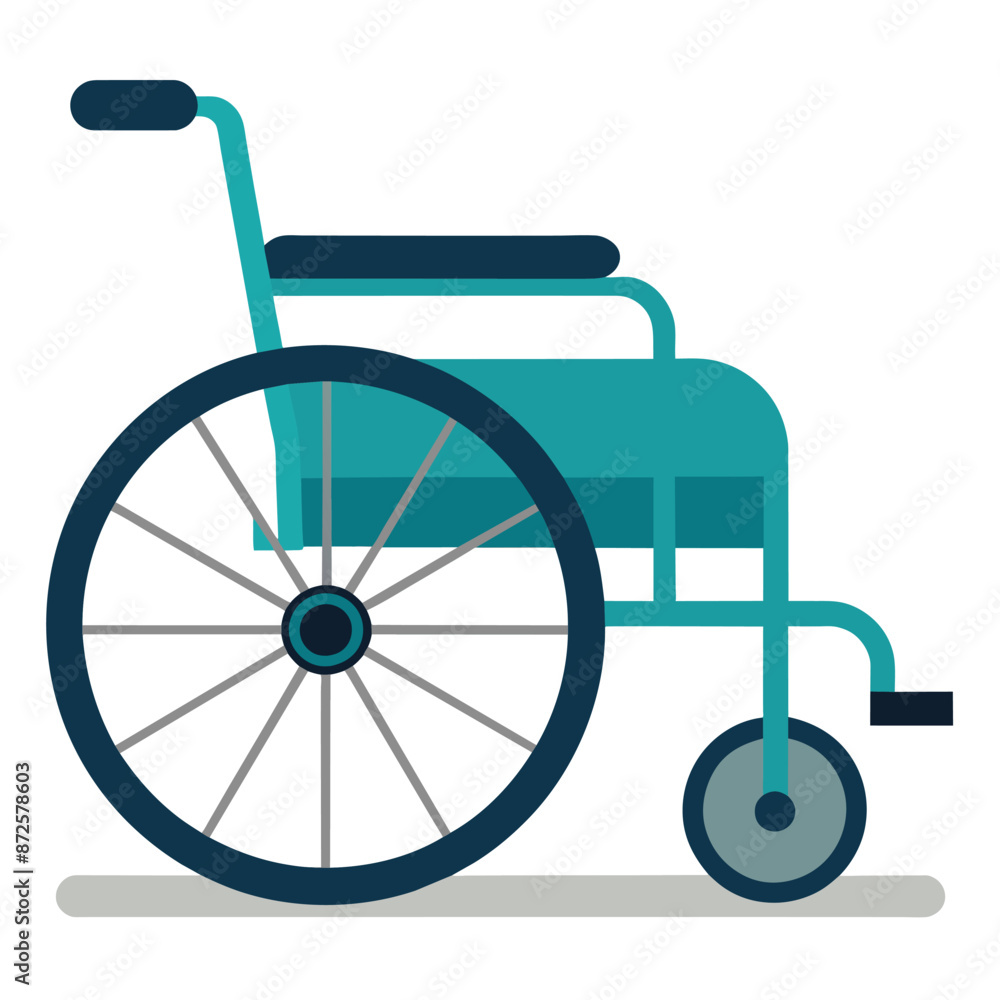wheel chair minimal design vector illustration wheel chair minimal design vector illustration