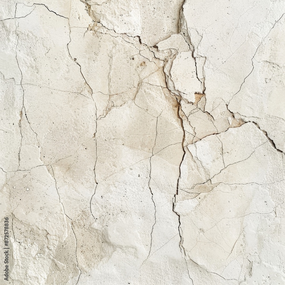Naklejka premium Smooth white limestone texture with subtle veining
