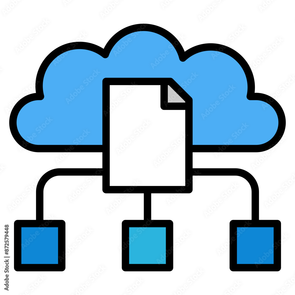 Cloud Infrastructure Icon Cloud Infrastructure Icon