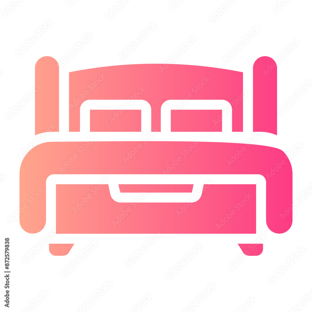 bed Gradient icon bed Gradient icon
