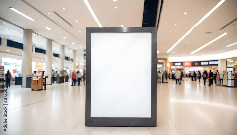 Mockup designed to showcase advertisements for a shopping mall commercial space 4 Mockup designed to showcase advertisements for a shopping mall commercial space 4