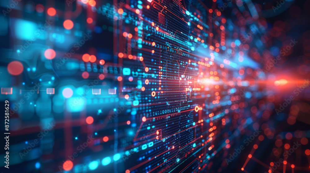 Futuristic abstract background for tech and big data concepts, perfect for digital and modern designs. Futuristic abstract background for tech and big data concepts, perfect for digital and modern designs.
