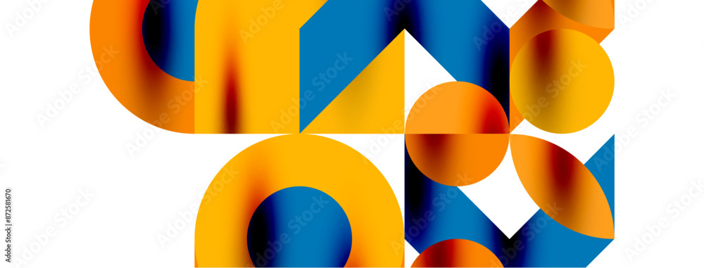 Circle pattern, round elements with lines and arrows composition for wallpaper, banner, background or landing Circle pattern, round elements with lines and arrows composition for wallpaper, banner, background or landing