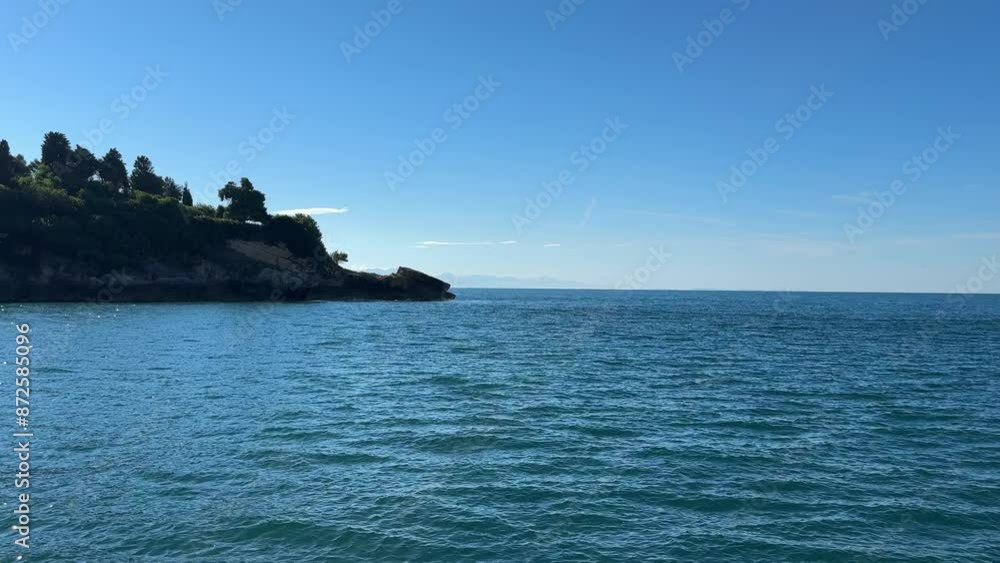 Sea and Mediterranean coast. Sea and Mediterranean coast.