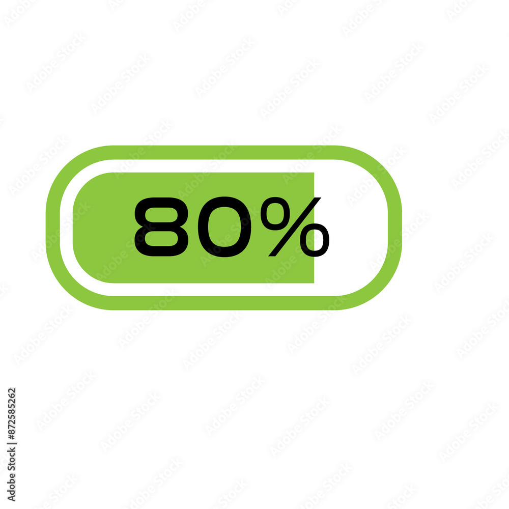 Battery Icon Sticker Battery Icon Sticker