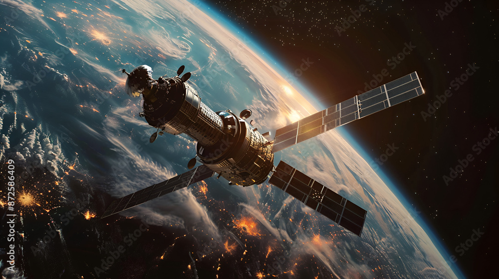 Satellite in the Space Aspect 16:9 Satellite in the Space Aspect 16:9