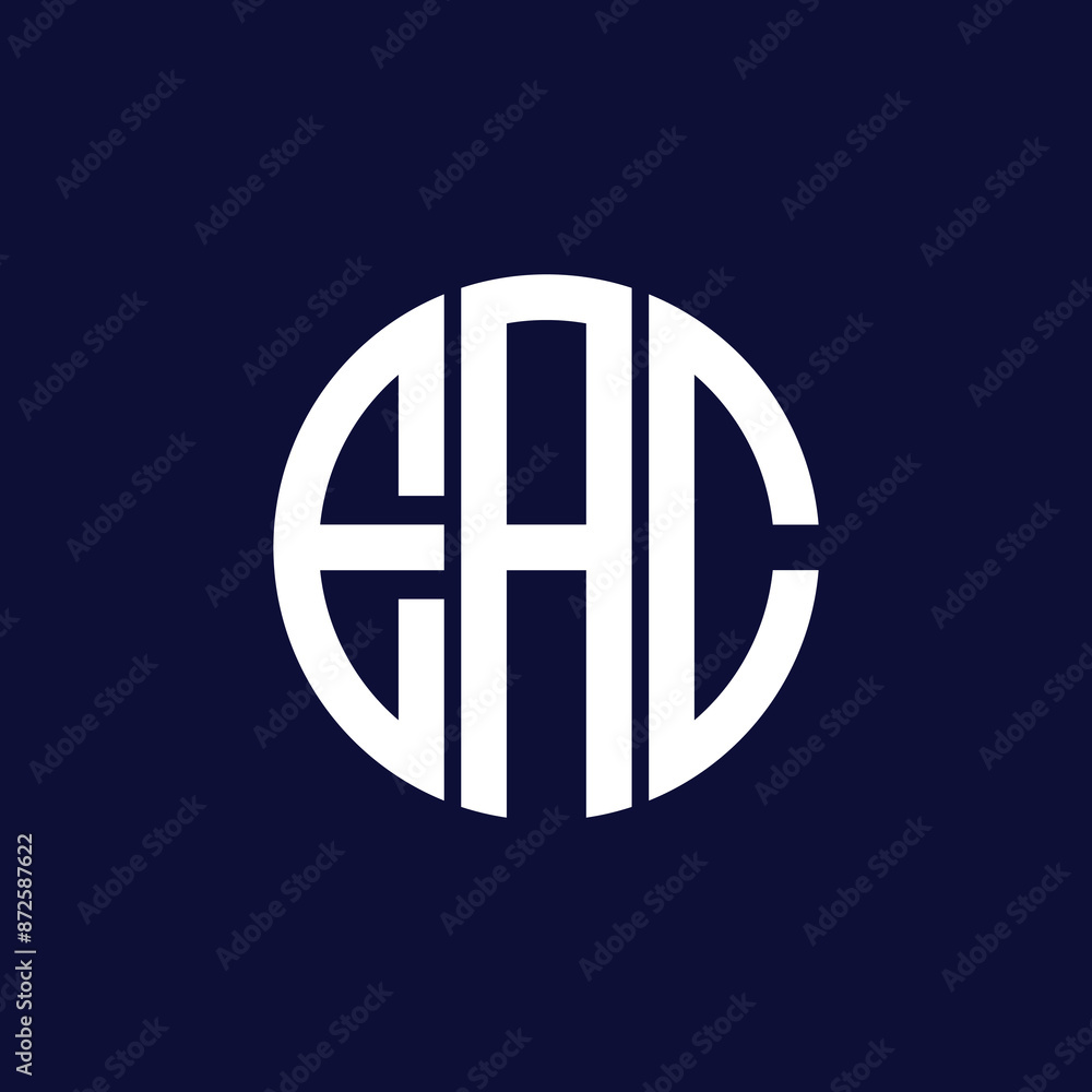 Obraz premium eac circle logo design