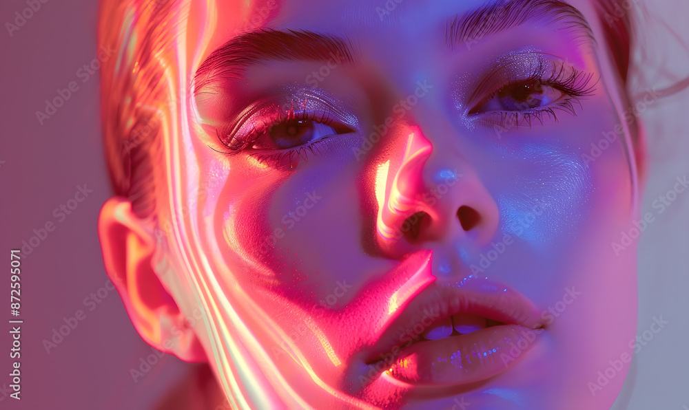 technology-themed beauty graphic concept technology-themed beauty graphic concept