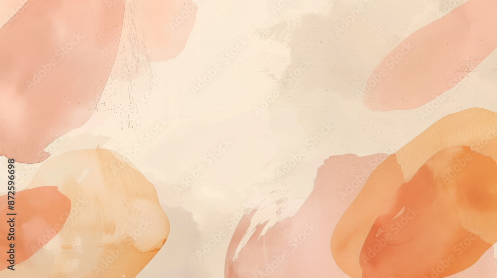 Beige and peach hand-drawn background with soft, earthy tones. Beige and peach hand-drawn background with soft, earthy tones.