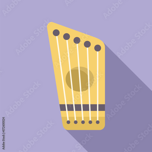 Flat resonant body with strings stretched across, this gusli is ready to fill the air with traditional tunes