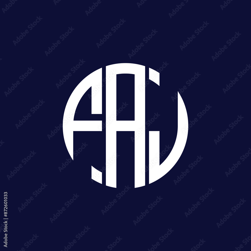 Fototapeta premium faj circle logo design