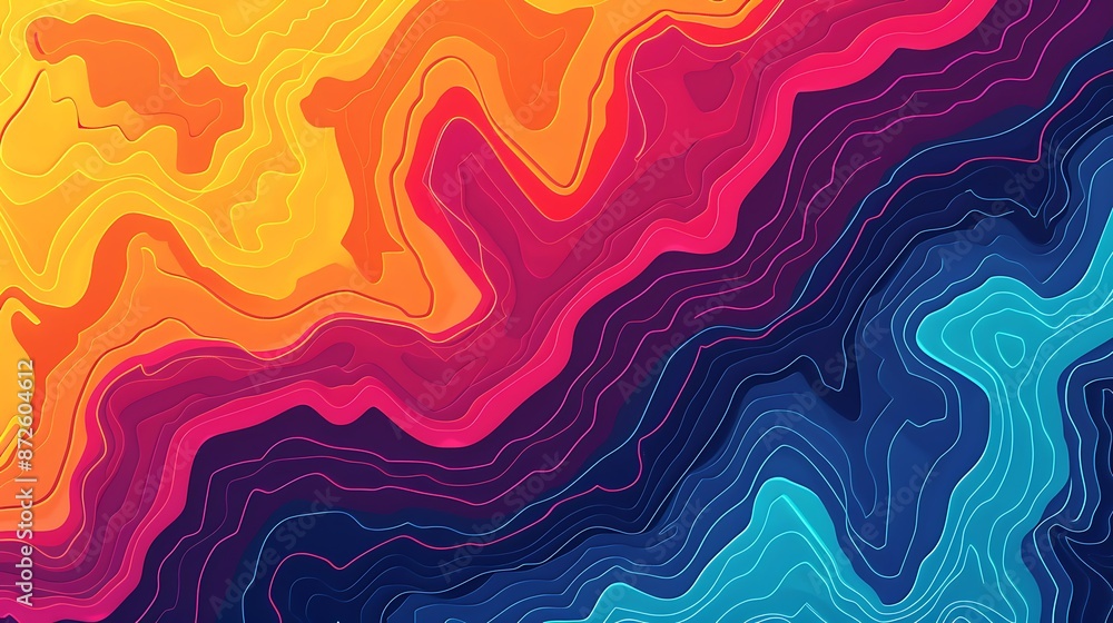 Obraz premium Abstract background with dynamic effect, modern pattern, vibrant design, contemporary art