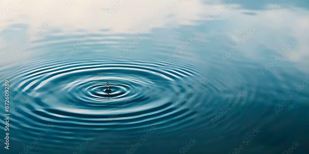 The Title A Water Droplet's Effect on a Peaceful Pond. Concept Nature, Serenity, Photography, Water Droplet, peaceful pond The Title A Water Droplet's Effect on a Peaceful Pond. Concept Nature, Serenity, Photography, Water Droplet, peaceful pond