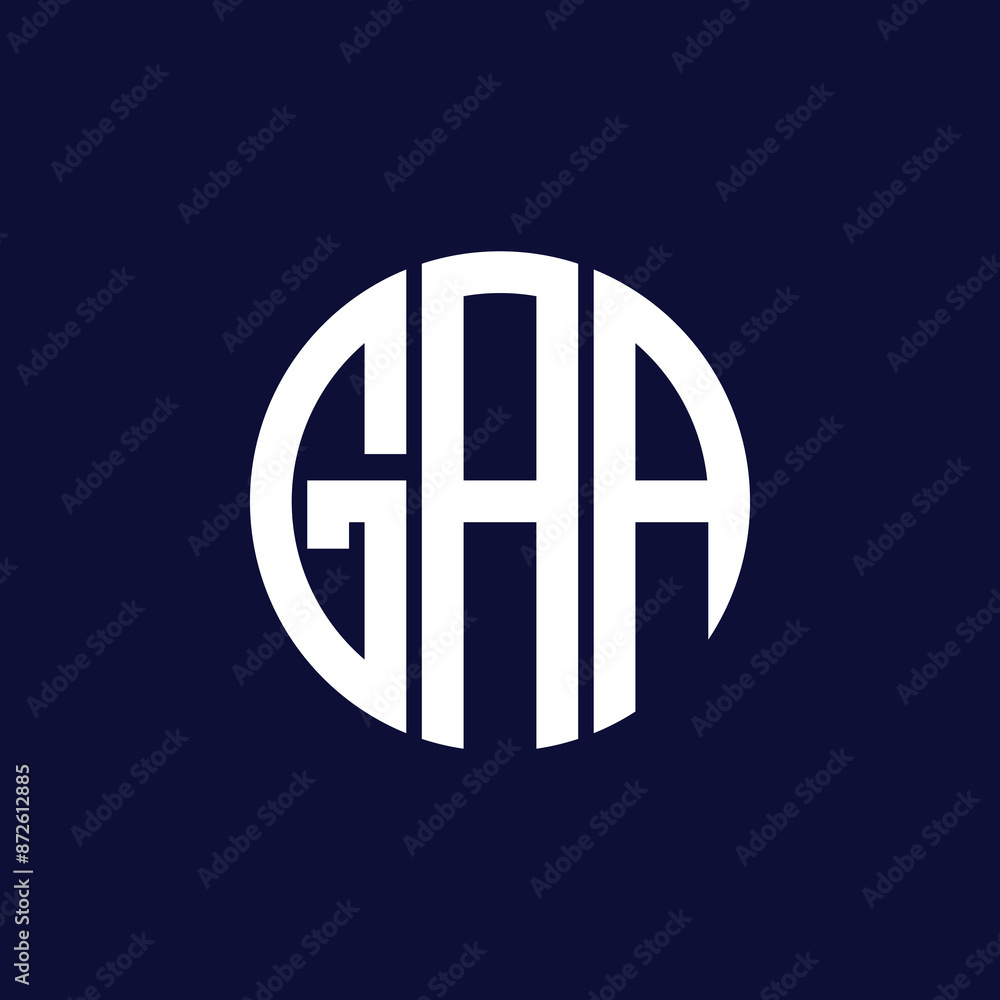 Obraz premium gaa circle logo design