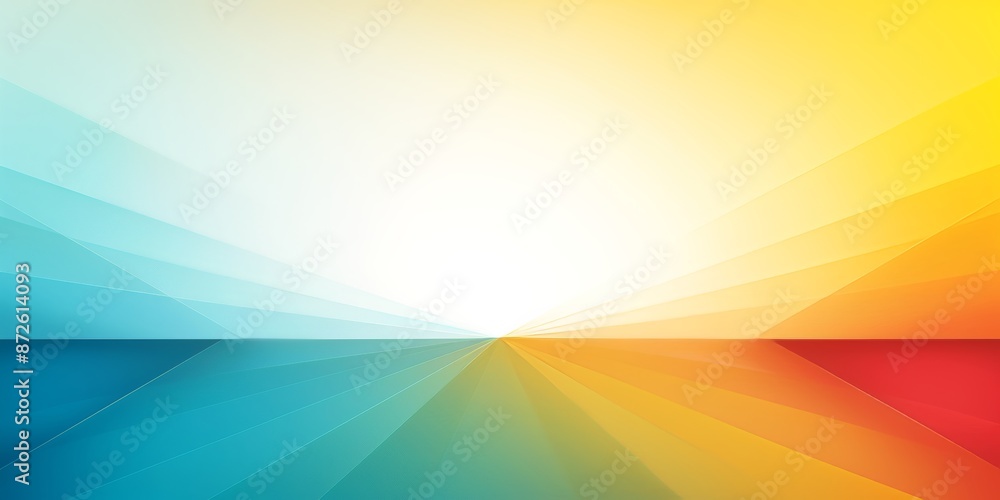 Colorful background with white space and geometric shapes Colorful background with white space and geometric shapes