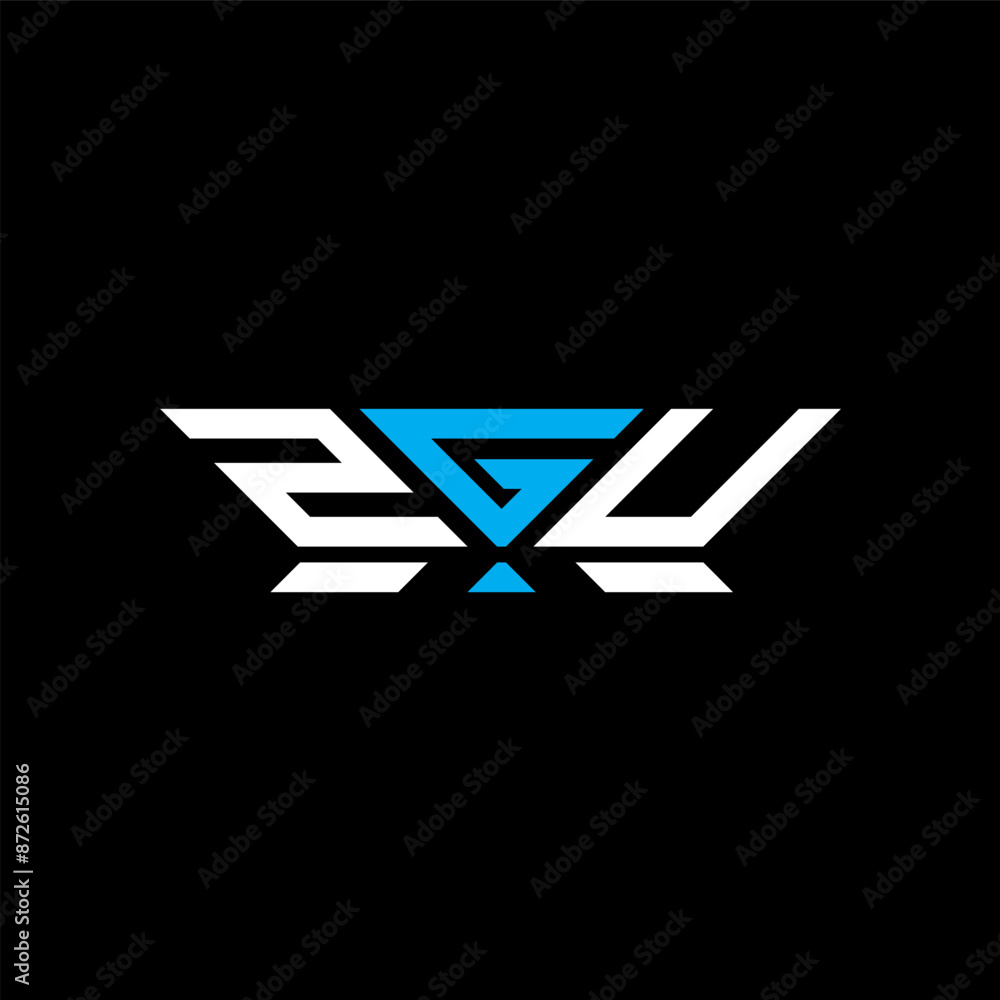 ZGU letter logo vector design, ZGU simple and modern logo. ZGU luxurious alphabet design ZGU letter logo vector design, ZGU simple and modern logo. ZGU luxurious alphabet design