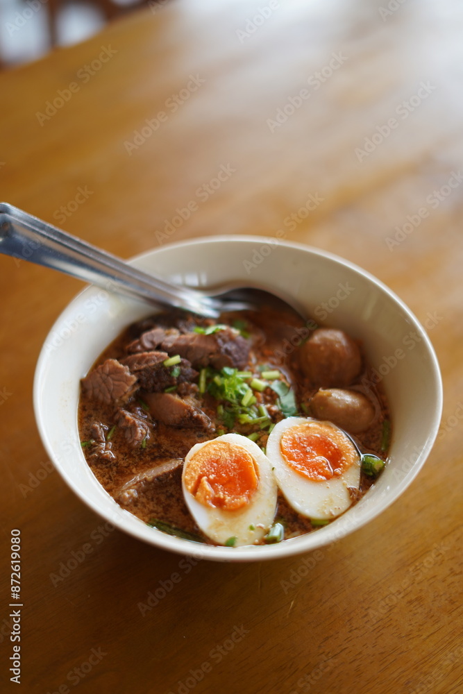 Thai Boat Noodle Soup, Thailand's most famous Thai Boat Noodle Soup, Thailand's most famous