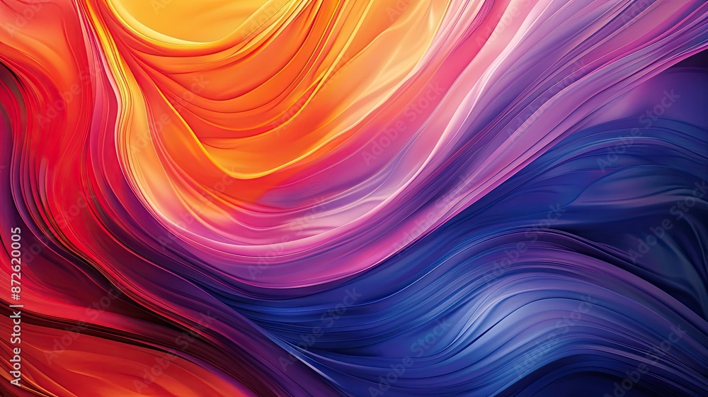 Dynamic waves of vibrant abstract colors Dynamic waves of vibrant abstract colors