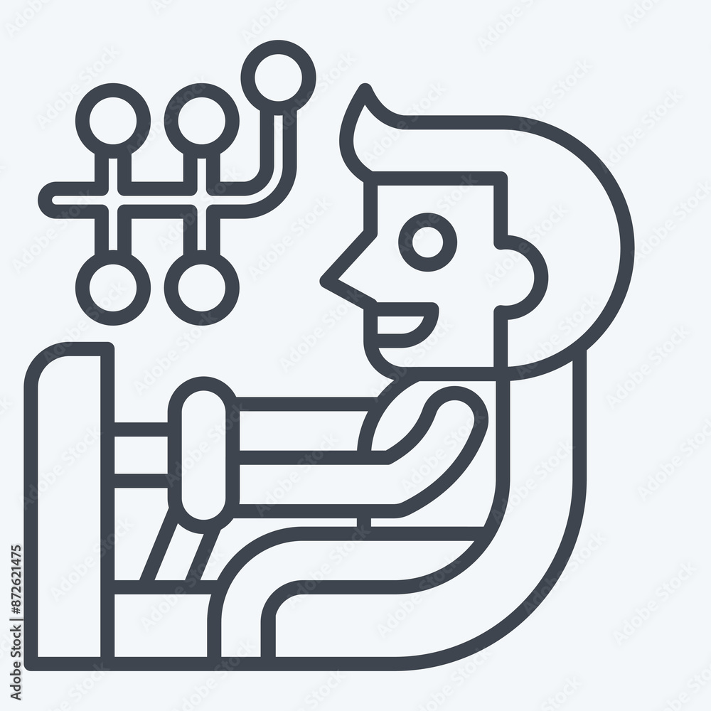 Icon Wheel Alignment. related to Car Maintenance symbol. line style. simple illustration Icon Wheel Alignment. related to Car Maintenance symbol. line style. simple illustration