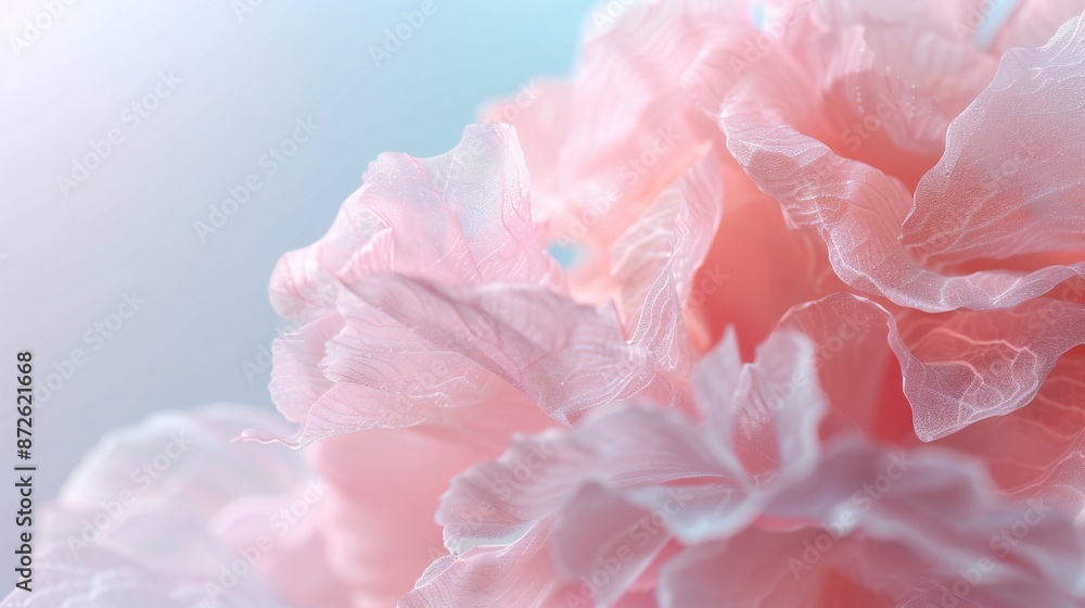 Minimalist X-ray close-up of translucent cherry blossom petals, sakura-themed backdrop, soft pink hues, capturing the essence of spring and delicate beauty. Minimalist X-ray close-up of translucent cherry blossom petals, sakura-themed backdrop, soft pink hues, capturing the essence of spring and delicate beauty.