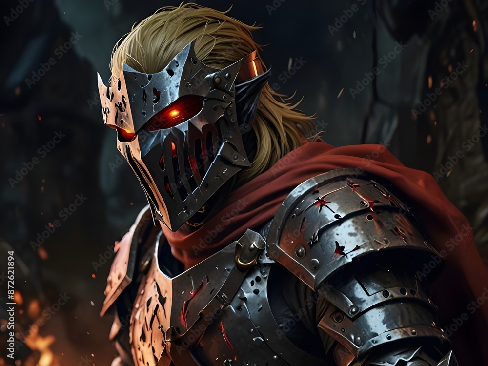 A medieval armed knight in armor carrying a sword weapon. A medieval armed knight in armor carrying a sword weapon.