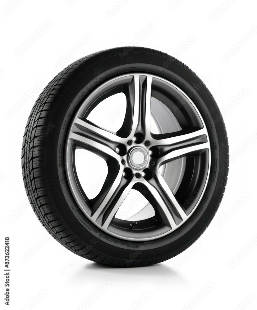 Modern Car Tire and Alloy Wheel Modern Car Tire and Alloy Wheel