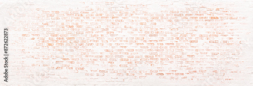 Fotografie White brick wall background