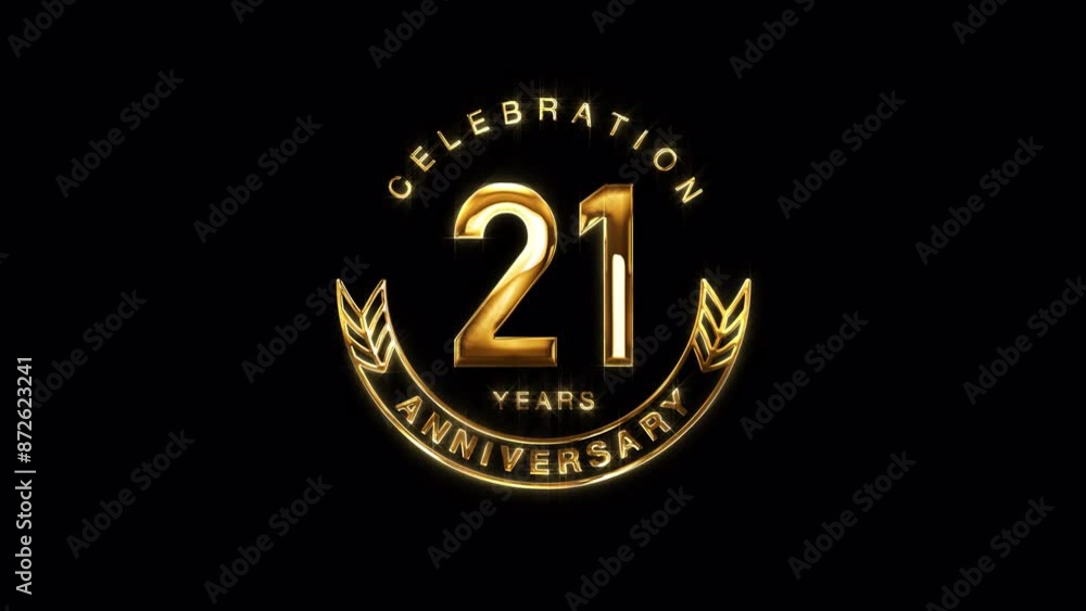21st Golden Anniversary Celebration. Happy 21 Years Anniversary ...