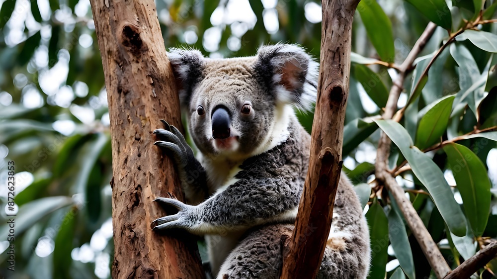 Fototapeta premium koala bear in tree