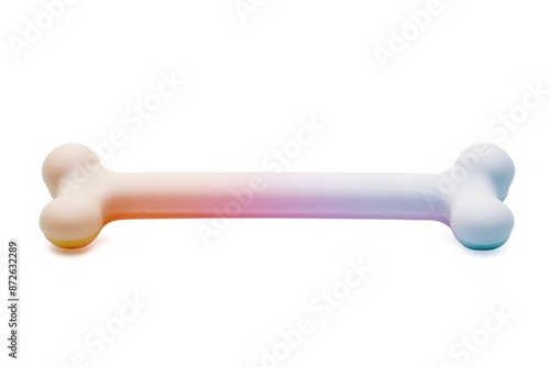 Wallpaper Mural Colorful Dog Bone Toy Isolated on White Torontodigital.ca