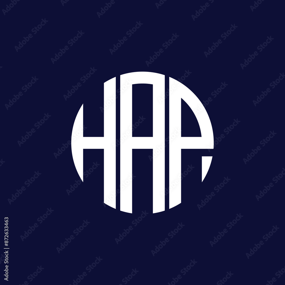 Obraz premium hap circle logo design