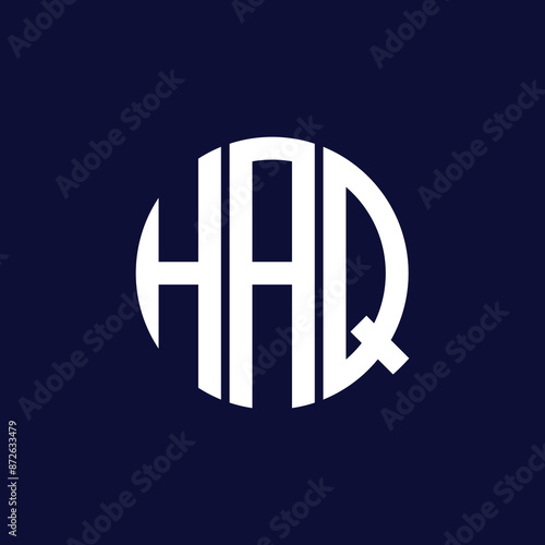haq circle logo design