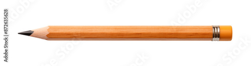 Color wood pencil on a transparent background