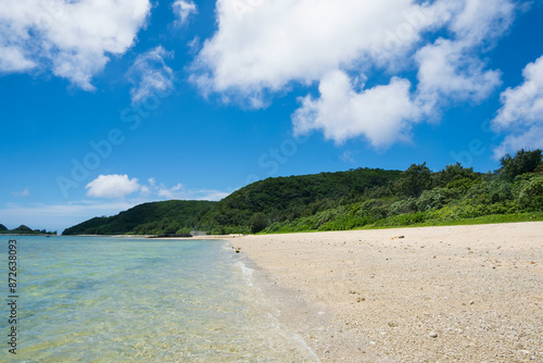 座間味島阿真ビーチ、沖縄慶良間諸島