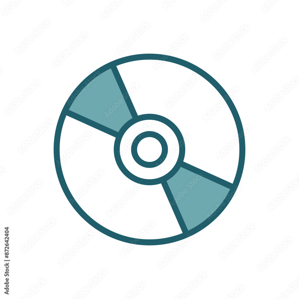 compact disk icon vector design template simple and clean compact disk icon vector design template simple and clean