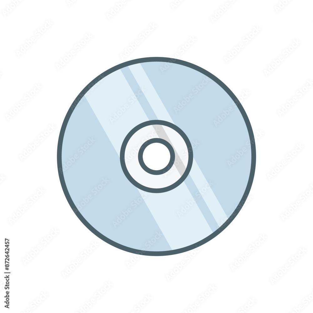 compact disk icon vector design template simple and clean compact disk icon vector design template simple and clean