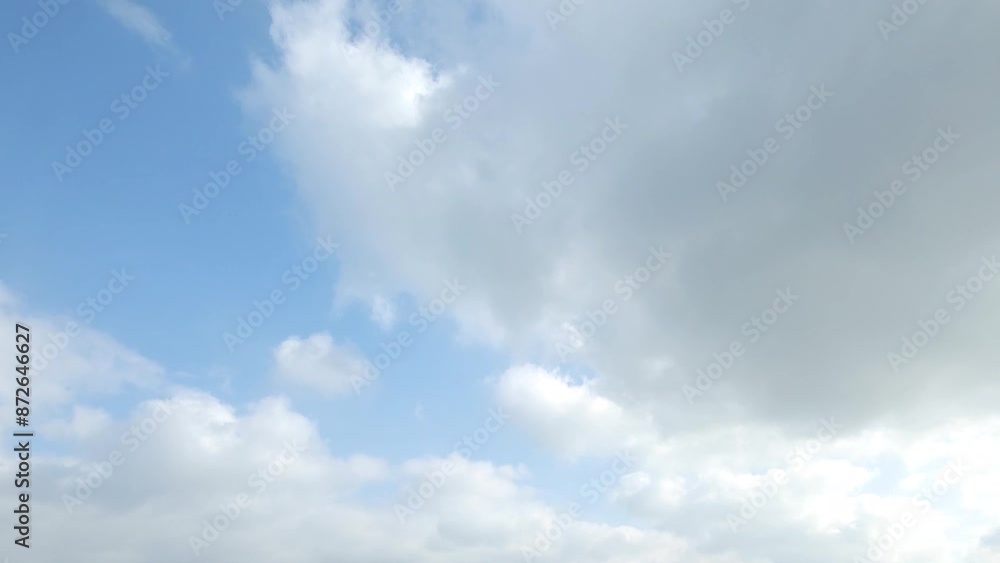 cloudscape, a timelapse of a beautiful blue sky with white clouds, for a background cloudscape, a timelapse of a beautiful blue sky with white clouds, for a background