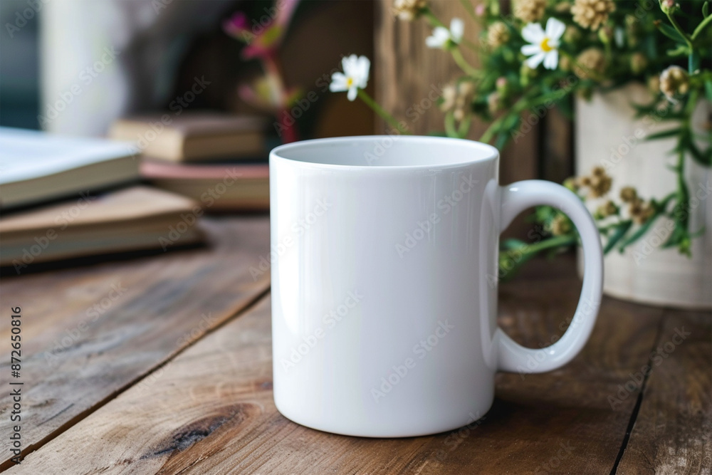 White blank mug mockup - indoor mug mockup White blank mug mockup - indoor mug mockup