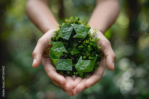 ESG green symbol concepts and world environment.