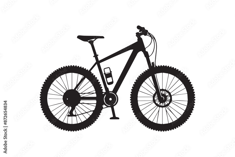 Bicycle Sport Icon silhouette Vector Illustration art Bicycle Sport Icon silhouette Vector Illustration art