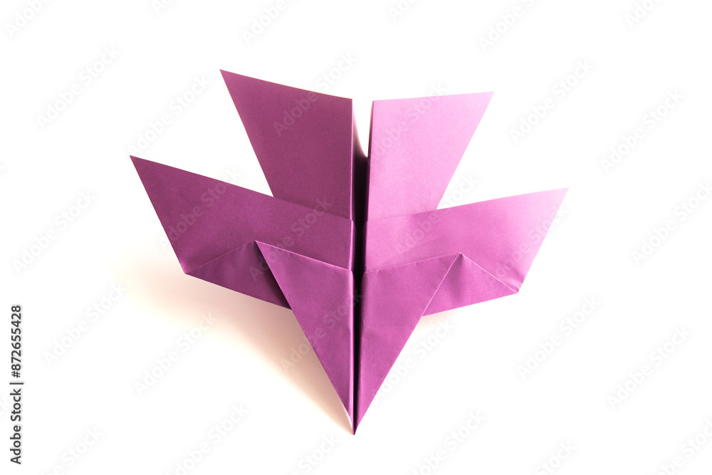 paper airplane on a white background. origami.paper planes paper airplane on a white background. origami.paper planes