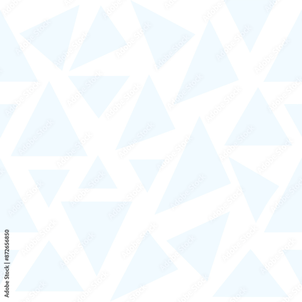 A seamless pattern of white triangles set against a white background A seamless pattern of white triangles set against a white background